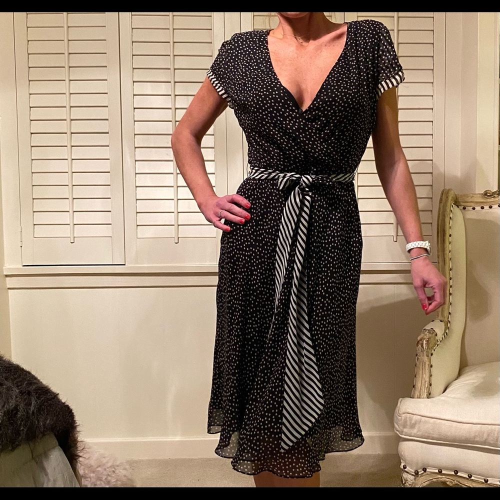 Adrianna Papell silk mid-length dress